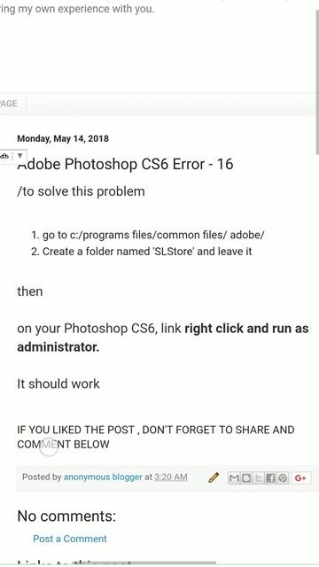Adobe Photoshop CS 6 Error 16 смотреть онлайн