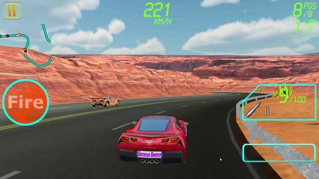 Supercar Shooter : Death Race Game Play смотреть онлайн