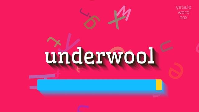 HOW TO SAY UNDERWOOL? #underwool смотреть онлайн