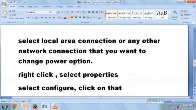 How to turn off Power Saving for LAN (Network) Card on Windows XP-Vista-7-8-10? смотреть онлайн