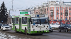 Автобус ЛиАЗ-5256.40 (К 322 НН 22). Покатушки по Барнаулу.