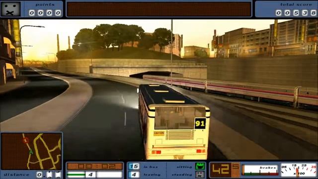 Bus Driver - Walkthrough - Part 10 - Good Morning Workers! (PC) [HD] смотреть онлайн