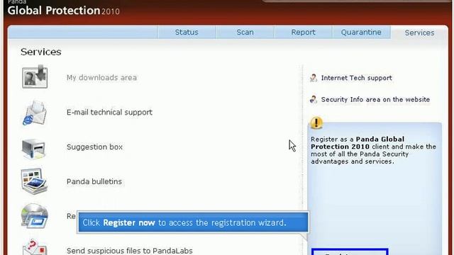 How to register my Panda Antivirus 2010 product. Panda Security USA смотреть онлайн