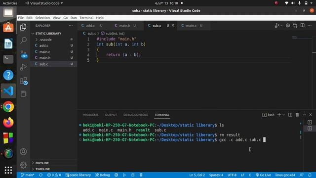 Static Library in C "create static library in c programming" (GCC, the GNU Compiler) #tutorial -1 смотреть онлайн