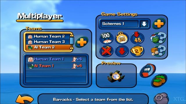 Worms 3D PS2 Gameplay HD (PCSX2) смотреть онлайн