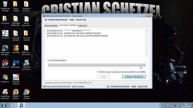HDD LOW LEVEL FORMAT TOOL смотреть онлайн