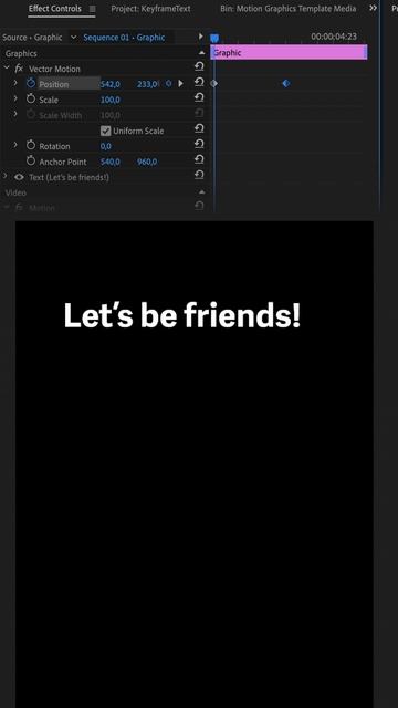 Text Animation in Premiere Pro #shorts смотреть онлайн