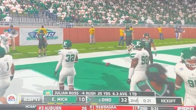 E. Michigan Vs #2 Ohio (MAC CHAMP GAME) **Heisman Mode**