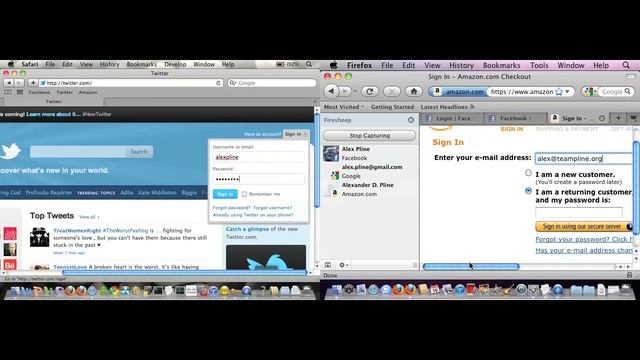 Firesheep Demo смотреть онлайн