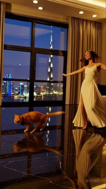 Dancing in Dubai: Cat & Beauty Under the City Lights смотреть онлайн