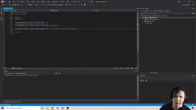OpenGL with C++ 1: Hello Window! смотреть онлайн
