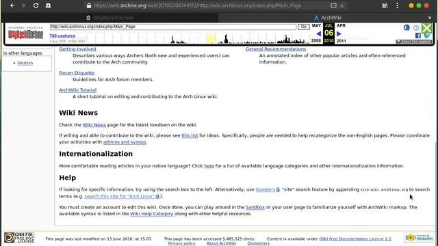 How was the Arch Wiki in the past? | Arch Wiki in Wayback Machine | Nixpedia смотреть онлайн
