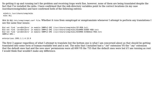 SNMPTRAPD on RHEL 6 смотреть онлайн