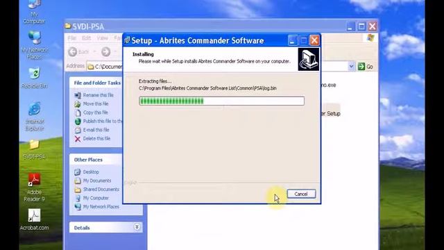 SVDI PSA ABRITES Commander Installation Guide смотреть онлайн