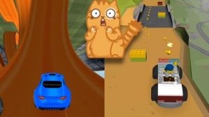 ЛЕГО против Hot Wheels / Хот Вилс. LEGO погоня за машинкой. Развивающие мультики для детей