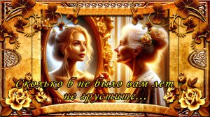 Сколько б не было вам лет - не грустите.