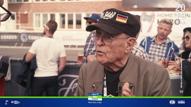 Rallilegenda Simo Lampinen kannustaa Neste Rallissa paikan päällä смотреть онлайн