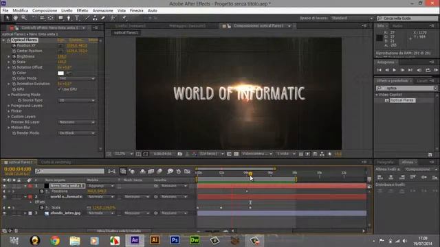 intro After Effect cs6- Optical Flares смотреть онлайн