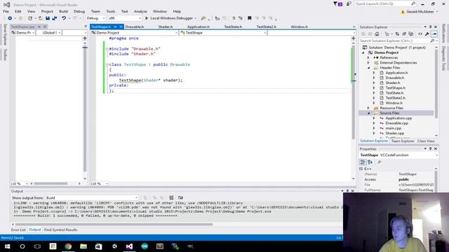 C++/OpenGL/SDL2/VR Games Episode 5: Basic Rendering Part 2 смотреть онлайн