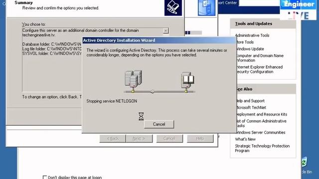 Install ADC Additional Domain Controller in Windows Server 2003 YouTube смотреть онлайн