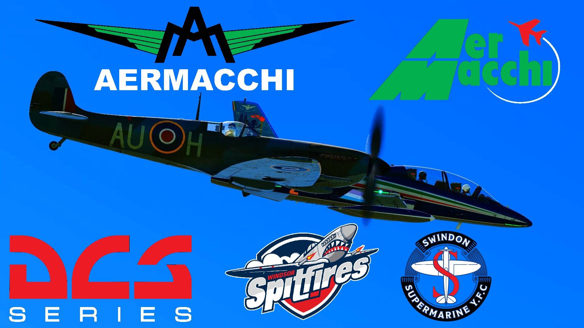 DCSWorld. MB 339 & Spitfire LF Mk  IX.