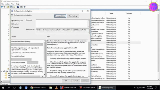 How to Disable Automatic Windows Update in Windows 10 Pro & Above смотреть онлайн