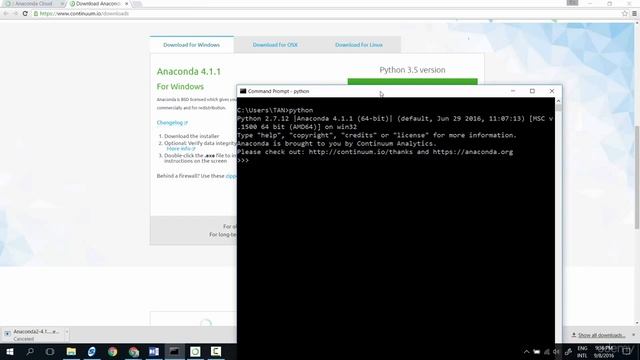 03 Install python and other packages with anaconda смотреть онлайн