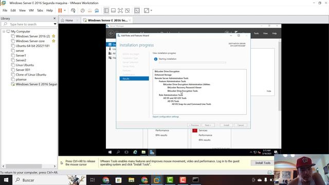 15.1 Habilitación de BitLocker en Windows Server 2016 смотреть онлайн