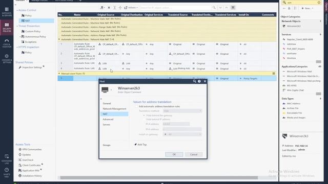 12. NAT configuration on Checkpoint R81.10 Gateway-Part-2 смотреть онлайн