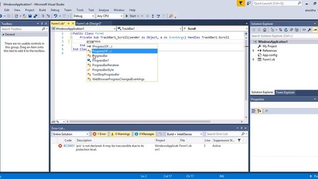 Visual Basic สอนการใช้งาน TrackBar смотреть онлайн