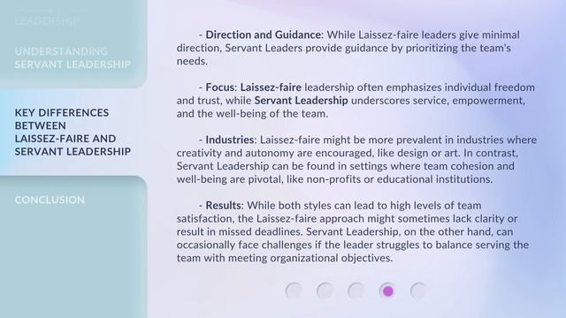 Laissez-faire vs. Servant Leadership: A Comparative Dive смотреть онлайн