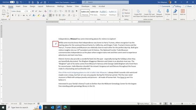 Word Basics - Selecting Text Shortcuts | Technology Education смотреть онлайн
