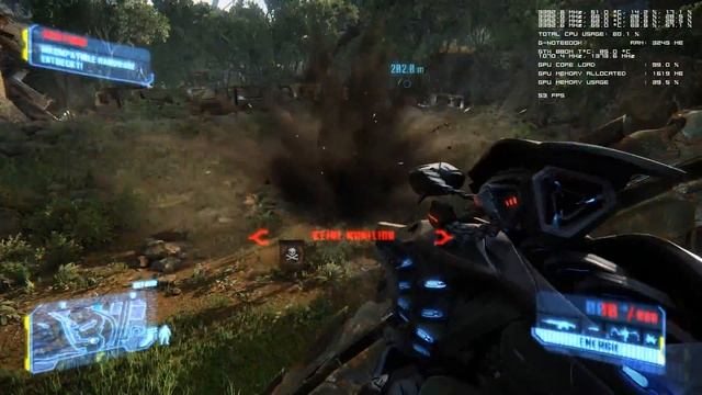 Crysis GTX880M Overclocked / HW Monitoring смотреть онлайн