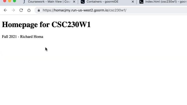 GoormIDE - Create Account and Container Pt 2 (ex1) смотреть онлайн