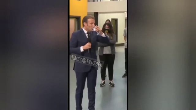Хеч качон каримайдиган одам, Макрон га нима килди???? смотреть онлайн