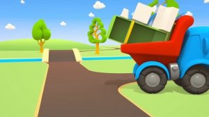 Грузовичок Лева собирает локомотив для поезда - Развивающие мультики для детей