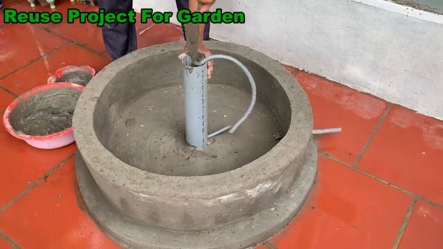 Build a Beautiful Waterfall Aquarium From Cement And Bricks - Garden Design смотреть онлайн