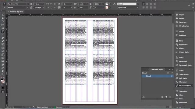 Character Styles in InDesign смотреть онлайн