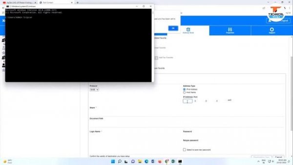Xerox® Printer 8045 VersaLink® Multifunction Device How to Setup Scan to PC with SMB