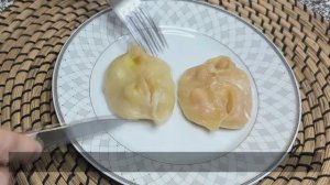 Манты с сырой картошкой