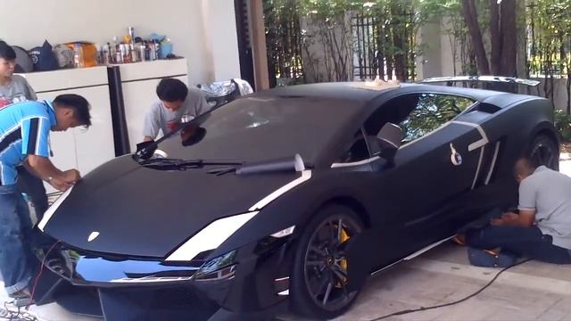 Dr.Boyd's Matt Black Lamborghini Gallardo LP570-4 Superleggera смотреть онлайн