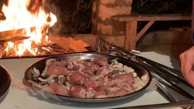 Manqalda Lezzetli Toyuq Kababı / Очень Вкусный Кебаб из Курицы на Мангале смотреть онлайн
