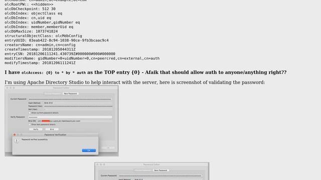 How do I fix my ldap olcAccess to allow users to bind to it? смотреть онлайн