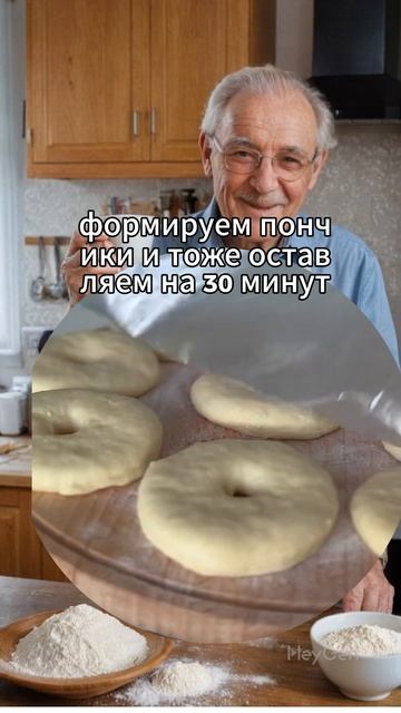 домашние пончики 😍  #вкуснопростоибюджетно #рецепт #готовимподомашнему #быстроетесто #еда