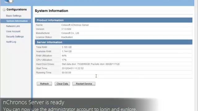 Colasoft nChronos: Installation, Initialization & Activation смотреть онлайн
