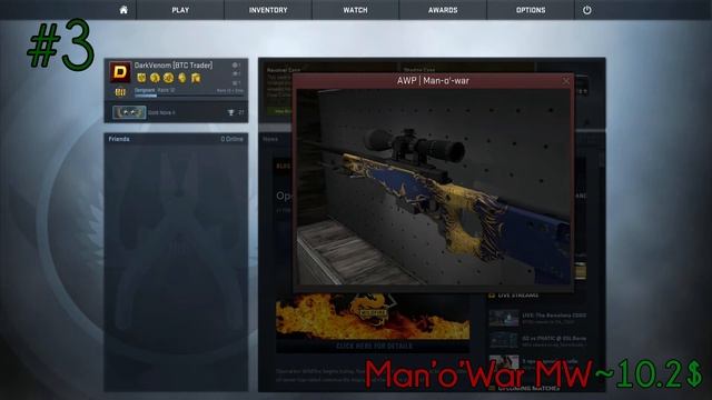 CSGO | Top 5 AWP Skins under 10$ смотреть онлайн