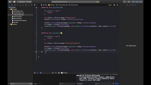 More Image Filters (CIFilters) : iOS App Programming on Xcode 11 - Part 2 смотреть онлайн