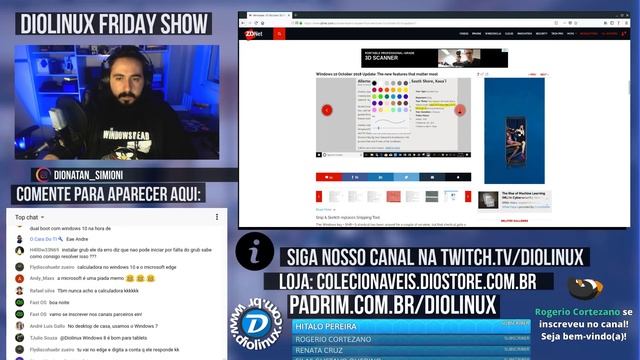 Windows, Linux e PROBLEMAS nas Atualizações! - DIOLINUX FRIDAY SHOW смотреть онлайн