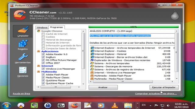 Limpiar disco con CCleaner смотреть онлайн