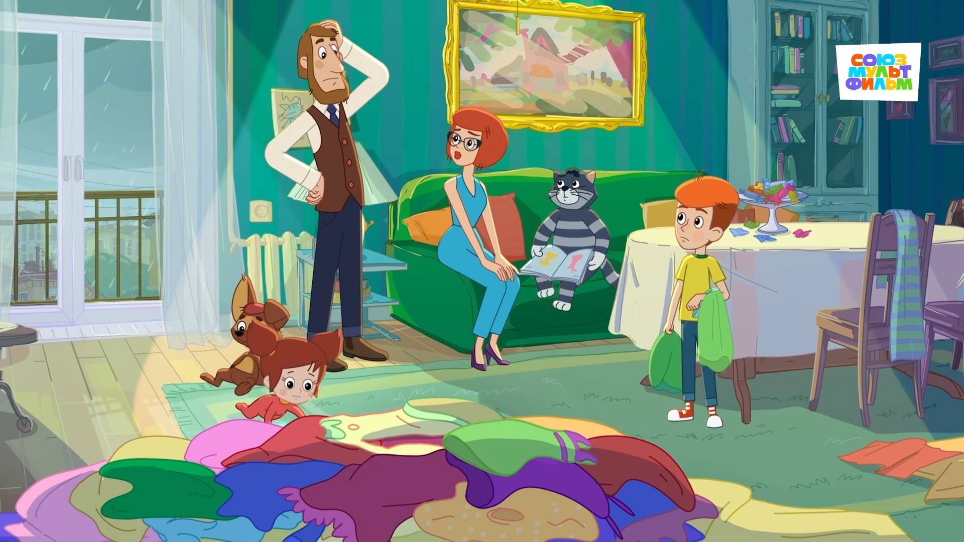 Новое Простоквашино – 99 серия — Тушите свет — Союзмультфильм HD смотреть онлайн